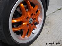 Orange Candy over Silver base and hologram Silver by KustomPaint Rudina © streetkolor.sk,streetkolor.com, StreetBitches Slovakia & KustomPaint Rudina