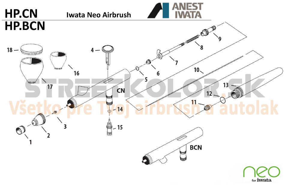 Diel č. 16 Iwata NEO