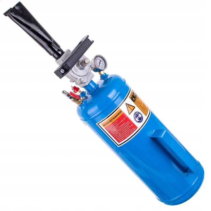 Inflator 12L do uderzeniowego pompowania kół opon, zawór przycisk spustowy