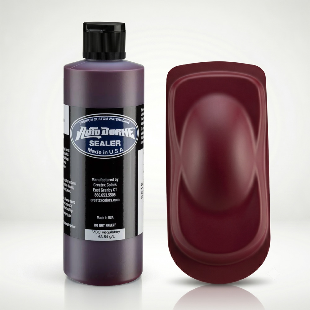 AutoBorne 6012 Bordowy podkład, 120ml - AutoBorne Sealer Burgundy