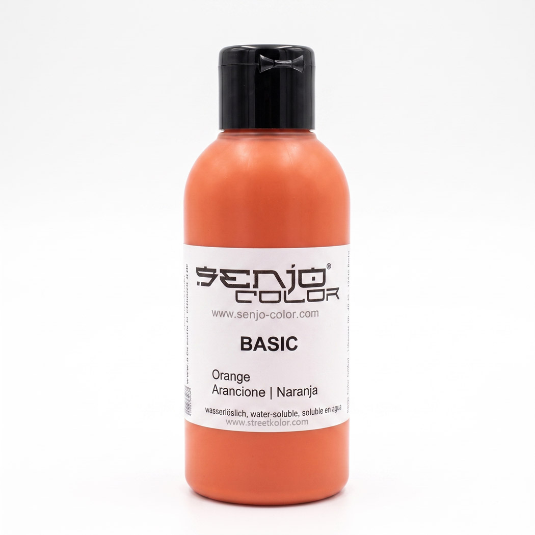 Senjo Color farba pomarańczowa do bodypaintingu i tatuażu, 75ml