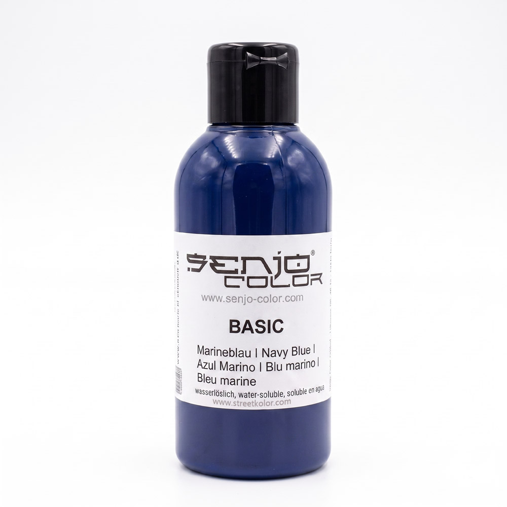 Senjo Color farba ciemnoniebieska do bodypaintingu i tatuażu, 75ml