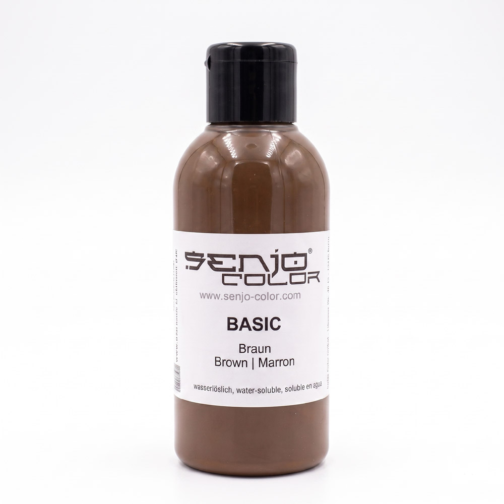 Senjo Color farba brązowa do bodypaintingu i tatuażu, 75ml