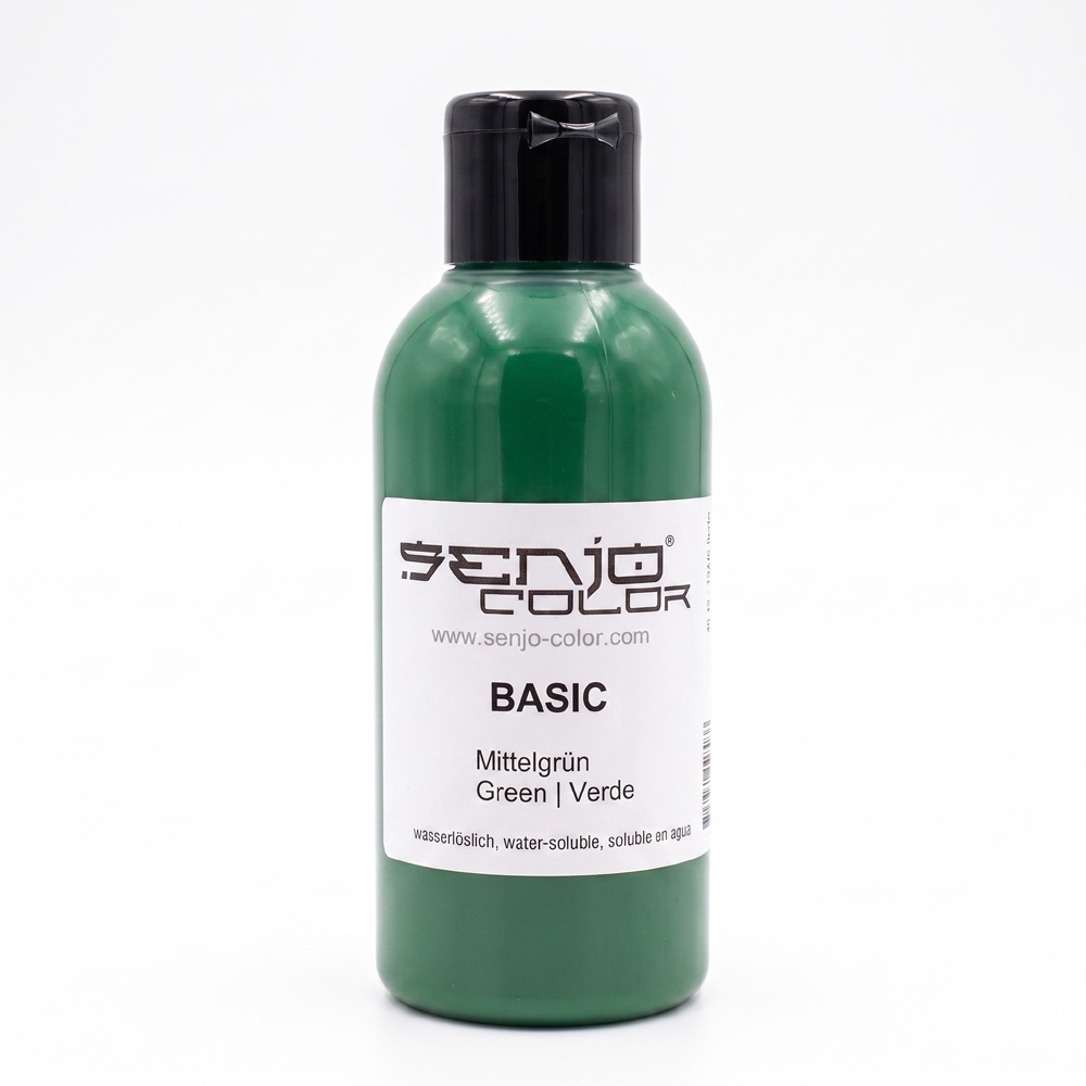 Senjo Color farba zielona do bodypaintingu i tatuażu, 75ml