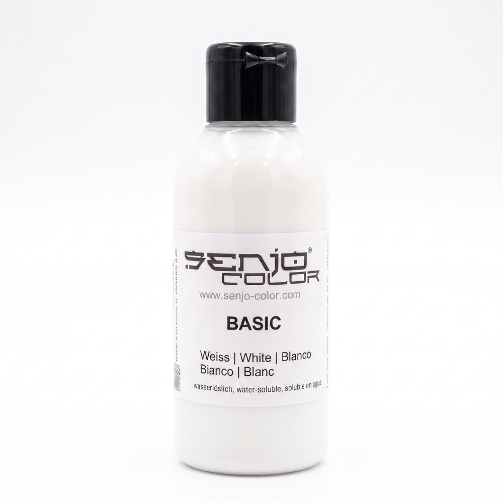 Senjo Color farba biała do bodypaintingu i tatuażu, 75ml