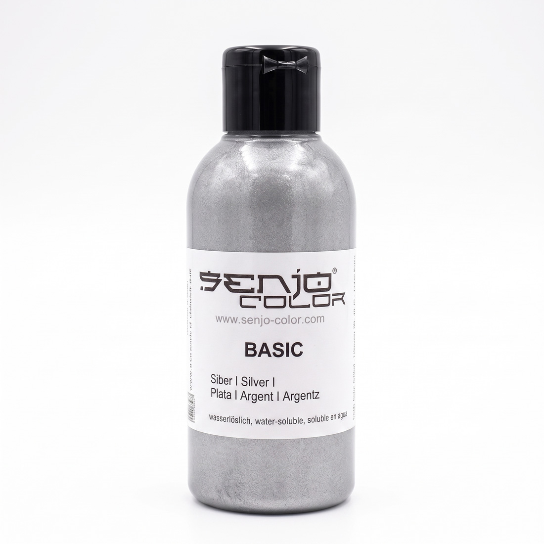 Senjo Color farba srebrna do bodypaintingu i tatuażu, 75ml
