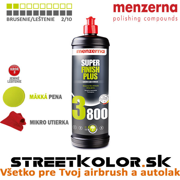 Menzerna 3800, jemná leštiaca pasta, 250ml