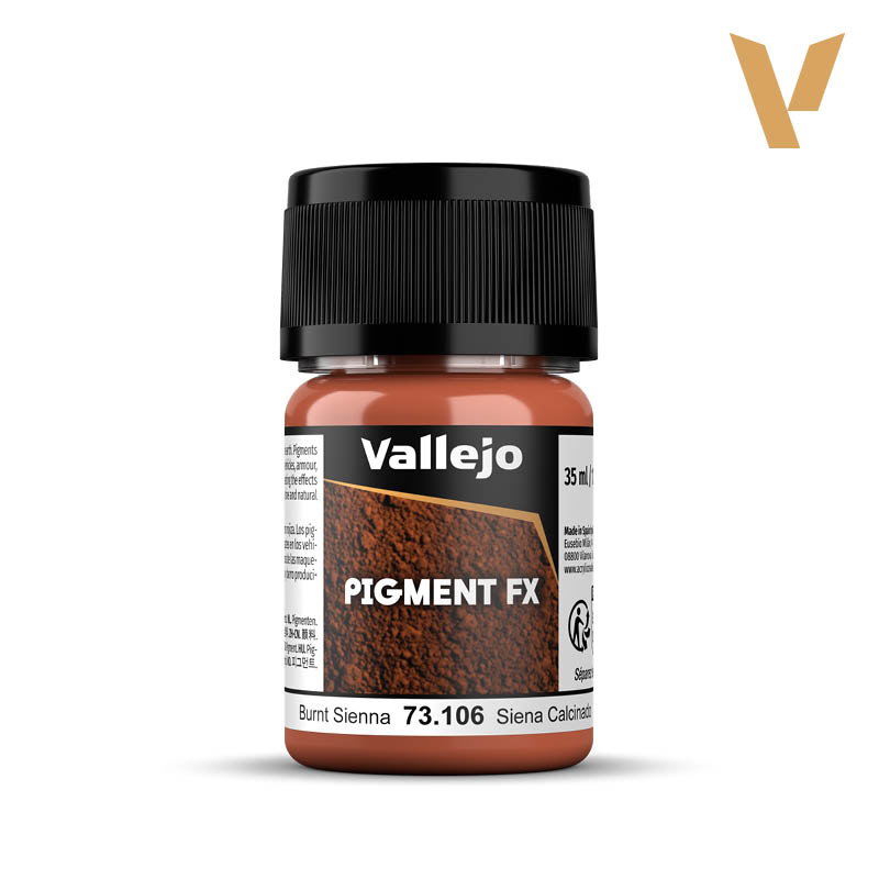 Vallejo pigment - BURNT SIENNA 73106, 35ml