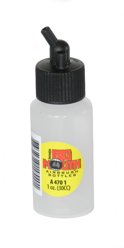 Iwata Big Mouth zbiorniczek / buteleczka plastikowa do aerografów 1 oz / 30 ml A 470 1