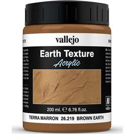 Vallejo 26.219 Diorama Effects Brown Earth - Brązowa ziemia 200ml