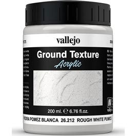 Vallejo 26.212 Diorama Effects Fine White Stone Pumice - Biały pumeks drobnoziarnisty 200ml