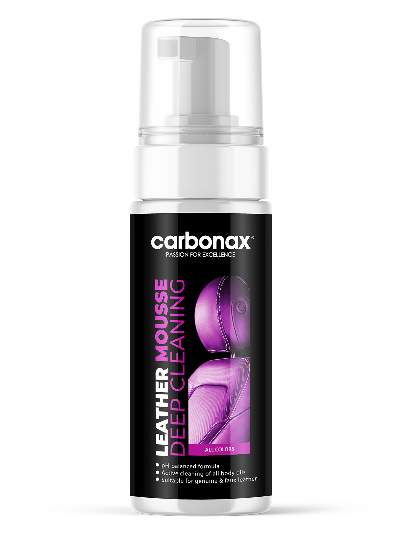 CARBONAX® pianka do czyszczenia skóry, pojemność 150ml