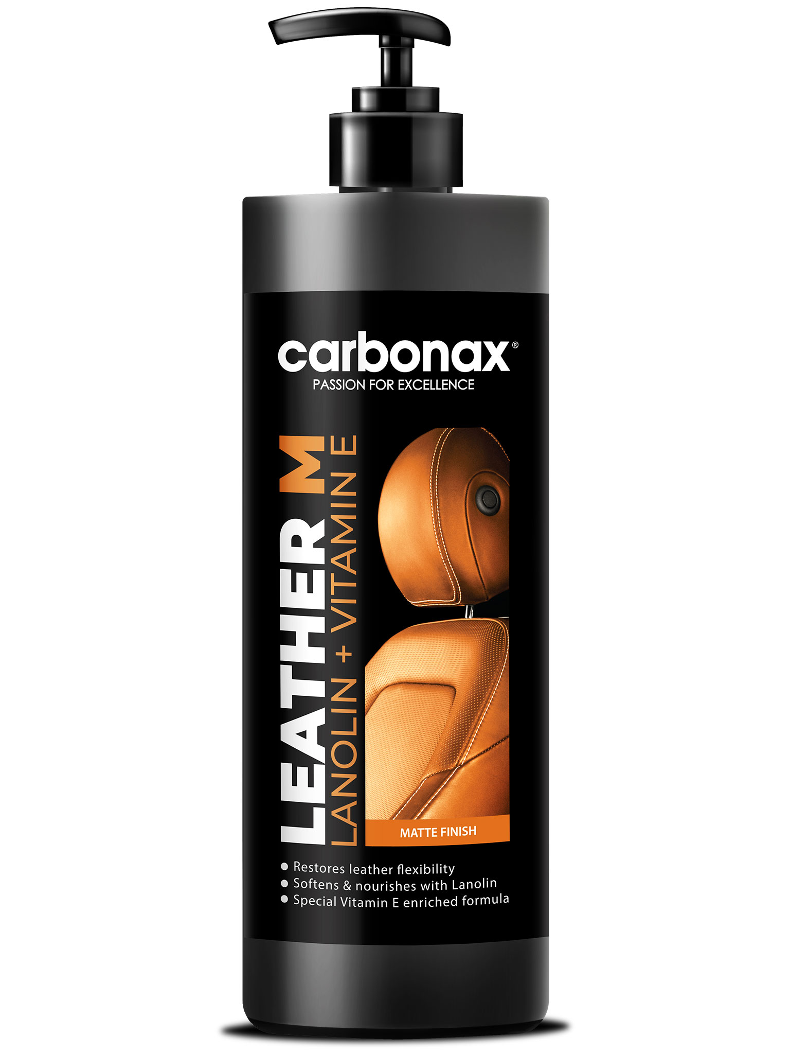 CARBONAX® środek do czyszczenia skóry z odżywką i woskiem pszczelim, matowy, 500ml