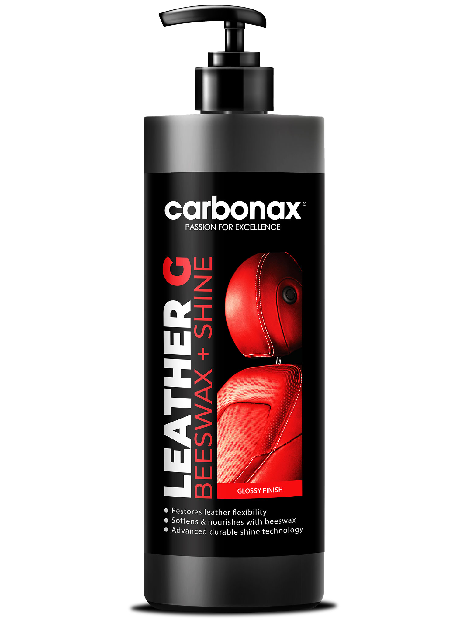 CARBONAX® środek do czyszczenia skóry z odżywką i woskiem pszczelim, nabłyszczający, 500ml