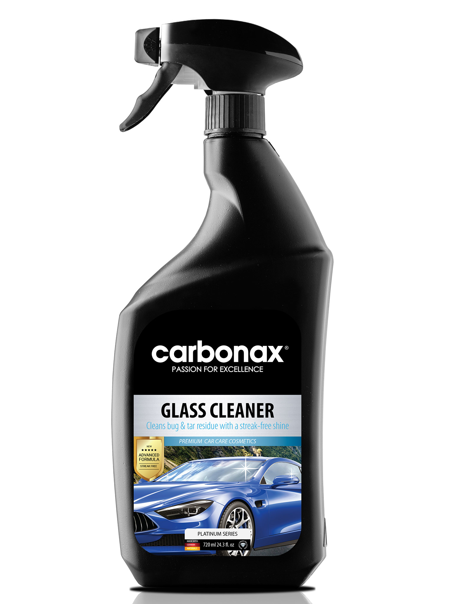 CARBONAX® środek do czyszczenia szyb z wysokim połyskiem, 720ml