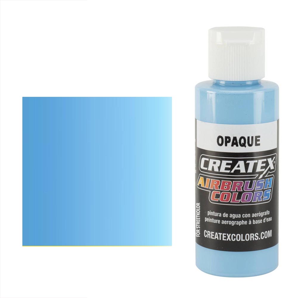 CreateX 5207 Jasnoniebieska farba do aerografu kryjąca 120 ml