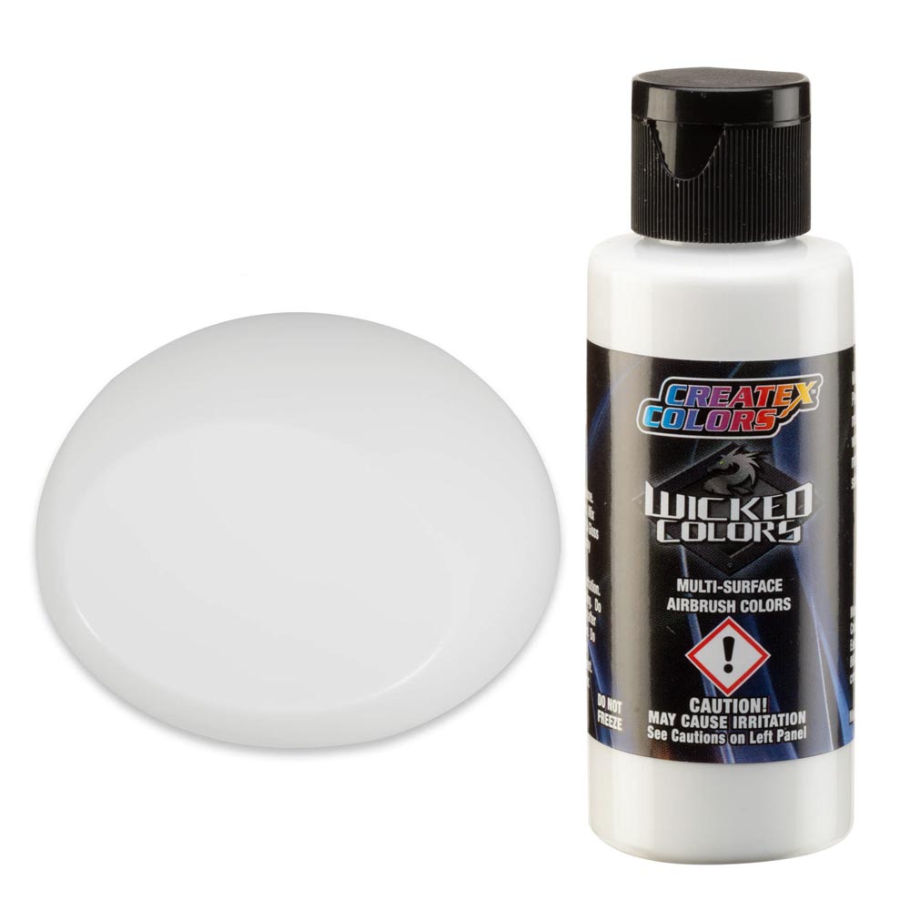 Wicked W017 Biała błyszcząca farba do aerografu 60ml