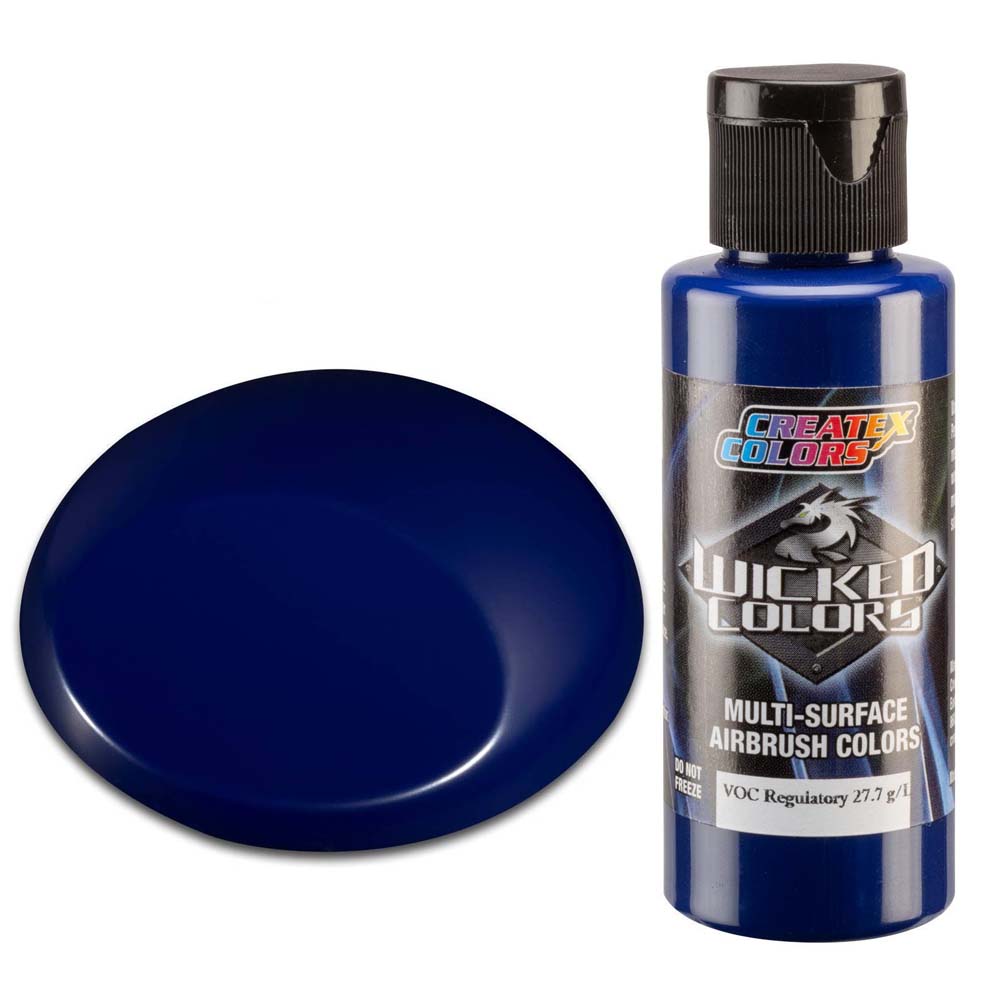 Wicked W086 niebieska kryjąca farba do aerografu 60ml