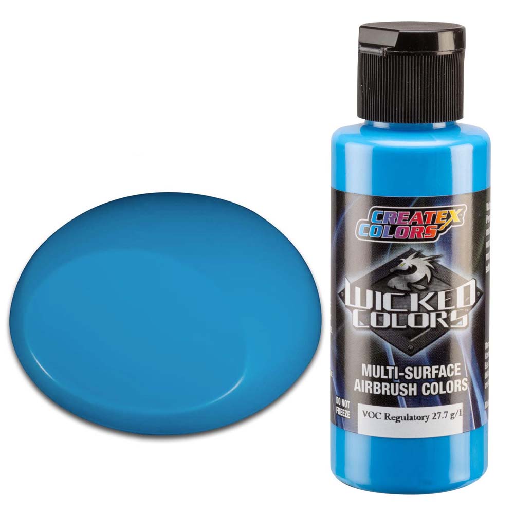 Wicked W087 jasnoniebieska kryjąca farba do aerografu 60ml