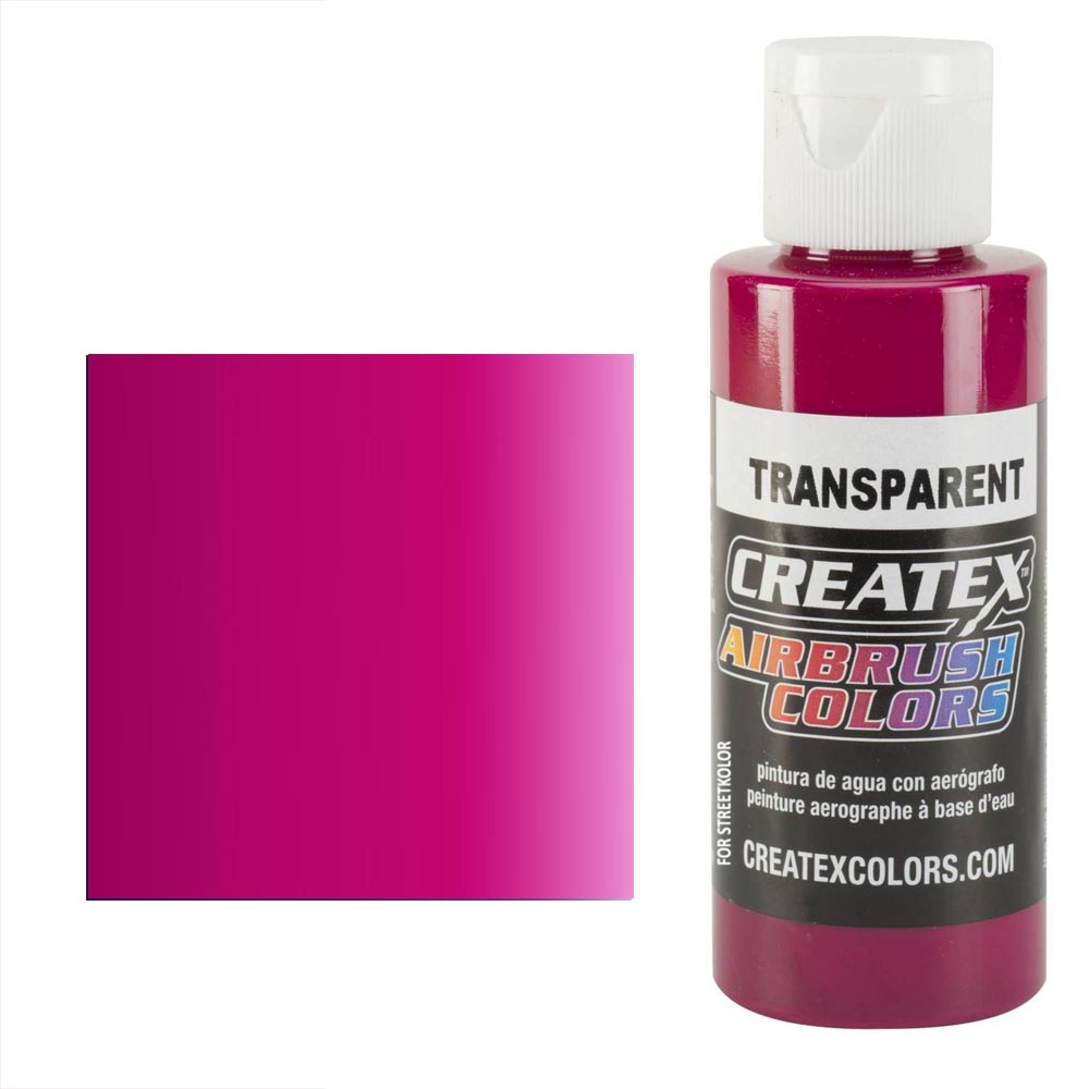 CreateX 5123 Bordowa transparentna farba do aerografu 60 ml (Transparent Burgundy)