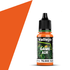 Vallejo Game Air 76.008 Orange Fire - Pomarańczowa farba do aerografu 18 ml