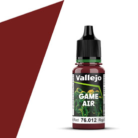 Vallejo Game Air 76.012 Scarlet Red - Ciemnoczerwona farba do aerografu 18 ml