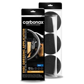 CARBONAX® okrągła uniwersalna gąbka do aplikacji wszystkich środków czyszczących i konserwujących