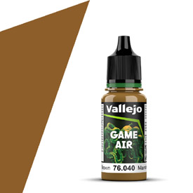 Vallejo Game Air 76.040 Leather Brown - Brązowa farba do aerografu 18 ml
