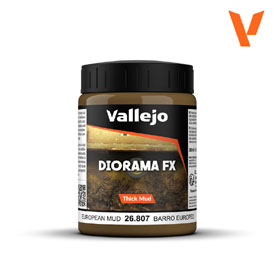 Vallejo 26.807 Diorama Effects European Mud - Błoto europejskie 200ml
