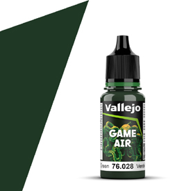 Vallejo Game Air 76.028 Dark Green - Ciemna zielona farba do aerografu 18 ml