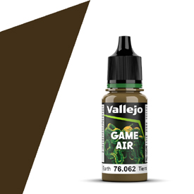 Vallejo Game Air 76.062 Earth - Brązowa farba do aerografu 18 ml