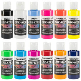 CreateX zestaw farb do aerografu Letnie Odcienie Summer Hues, 12x60ml (5818-00)