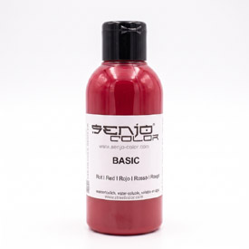 Senjo Color farba czerwona do bodypaintingu i tatuażu, 75ml