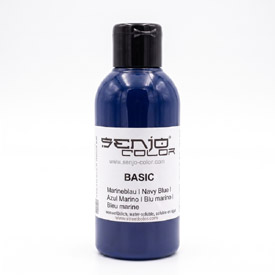 Senjo Color farba ciemnoniebieska do bodypaintingu i tatuażu, 75ml