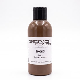 Senjo Color farba brązowa do bodypaintingu i tatuażu, 75ml