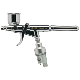 Aerograf Iwata Revolution HP-TR1 0,3 mm z bocznym zasilaniem + filtr odwadniający
