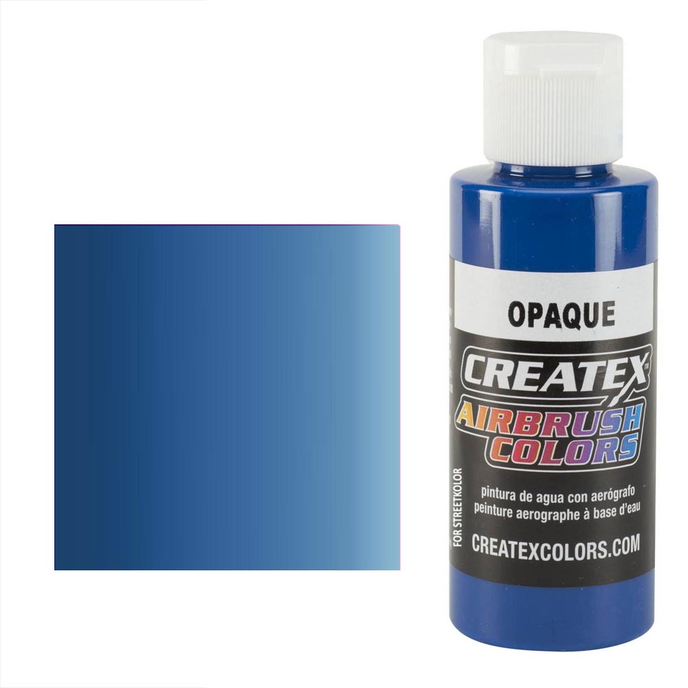 CreateX Blue 5201 Niebieska kryjąca farba do aerografu 60ml