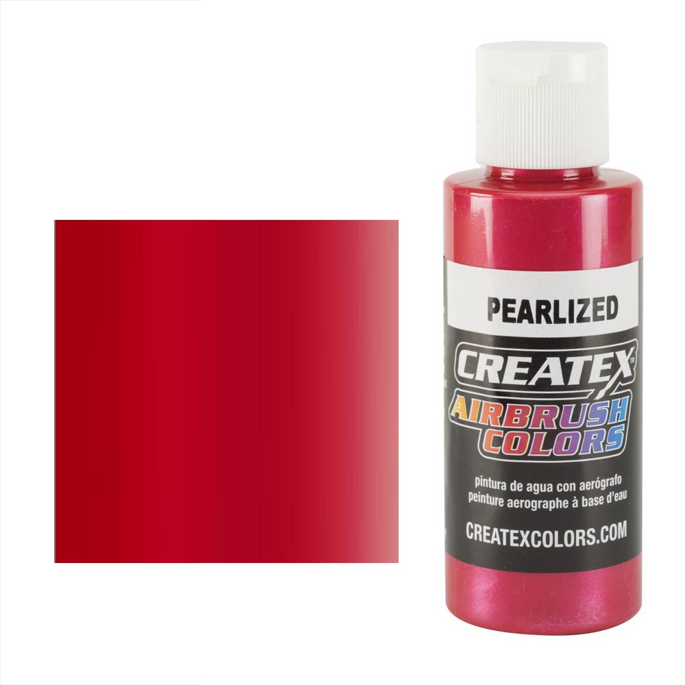 CreateX 5309 Czerwona farba perłowa do aerografu 60 ml (Pearlized Red)