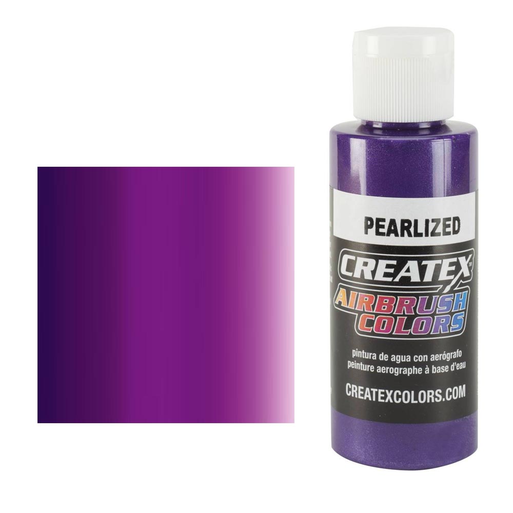 CreateX 5314 Ciemnofioletowa farba perłowa do aerografu 60 ml (Pearlized Plum)
