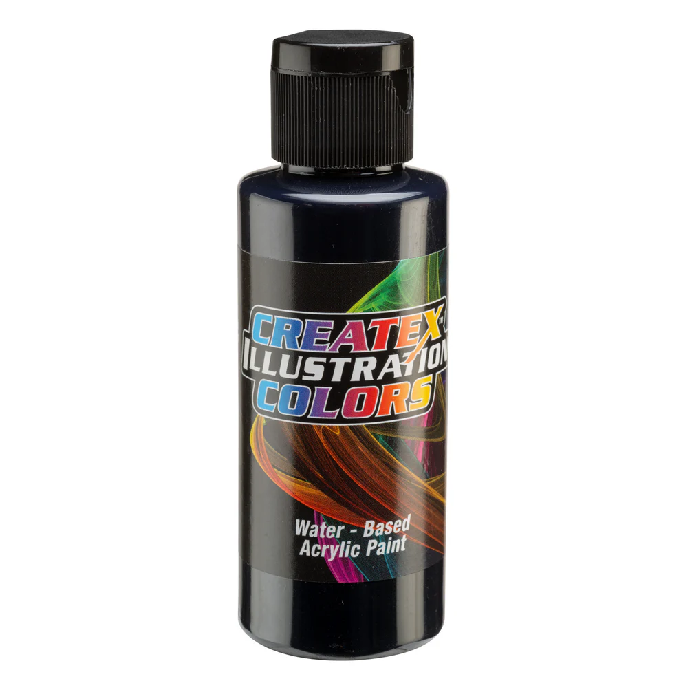 Ilustracyjna Szara farba do aerografu CreateX 60 ml – 5066 Transparent Paynes Grey