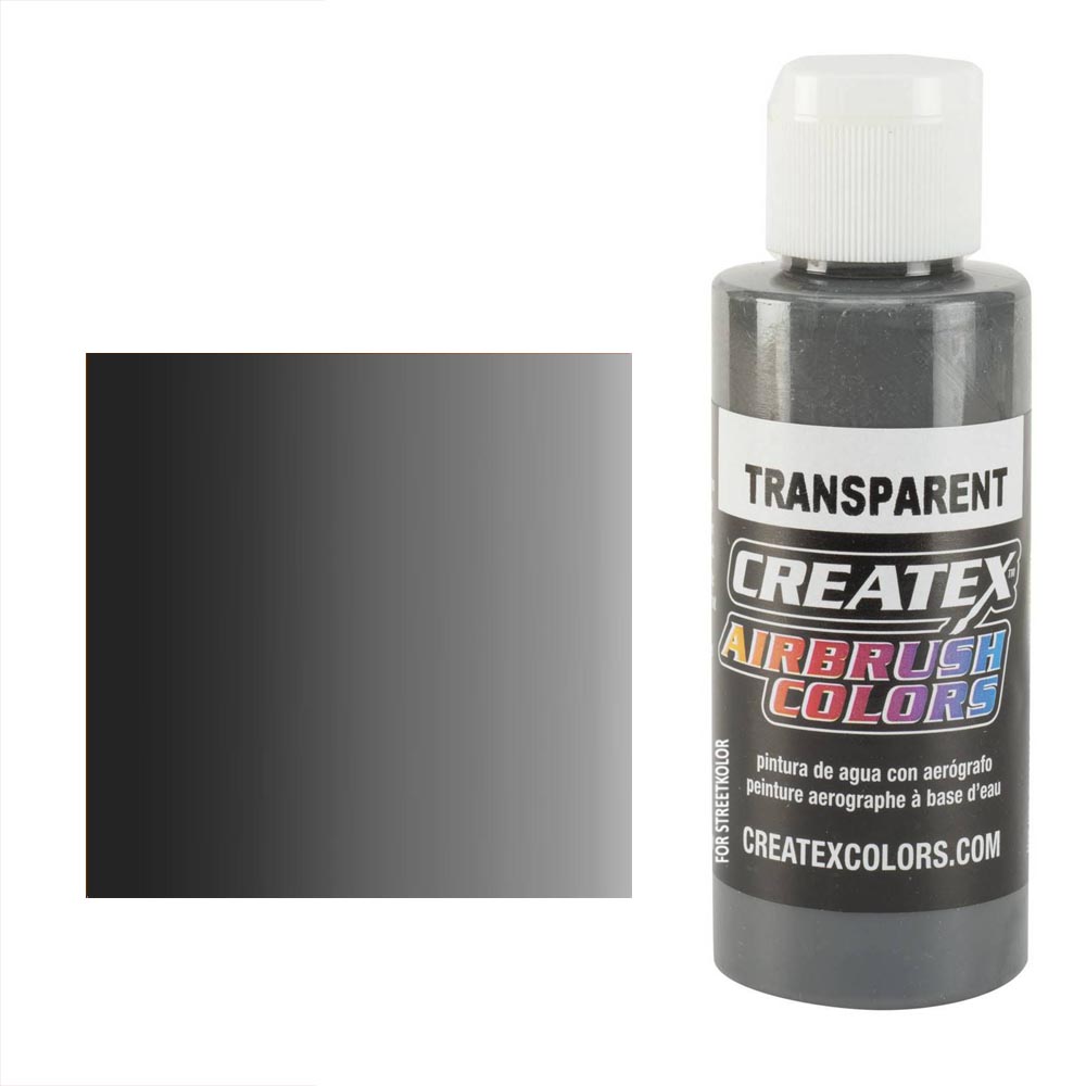 CreateX 5129 Szara transparentna farba do aerografu 60 ml (Transparent Medium Gray)