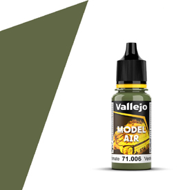 Vallejo Model Air 71.006 Light Green Chromate - Zielona akrylowa farba do aerografu 17 ml