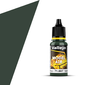 Vallejo Model Air 71.007 Olive Green - Zielona akrylowa farba do aerografu 18 ml