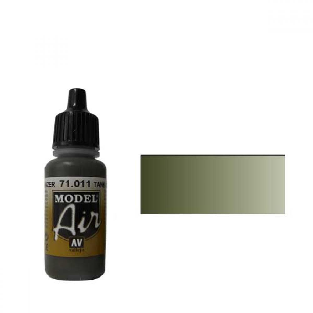 Vallejo Model Air 71.011 Dark Green RLM83 - Zielona akrylowa farba do aerografu 18 ml