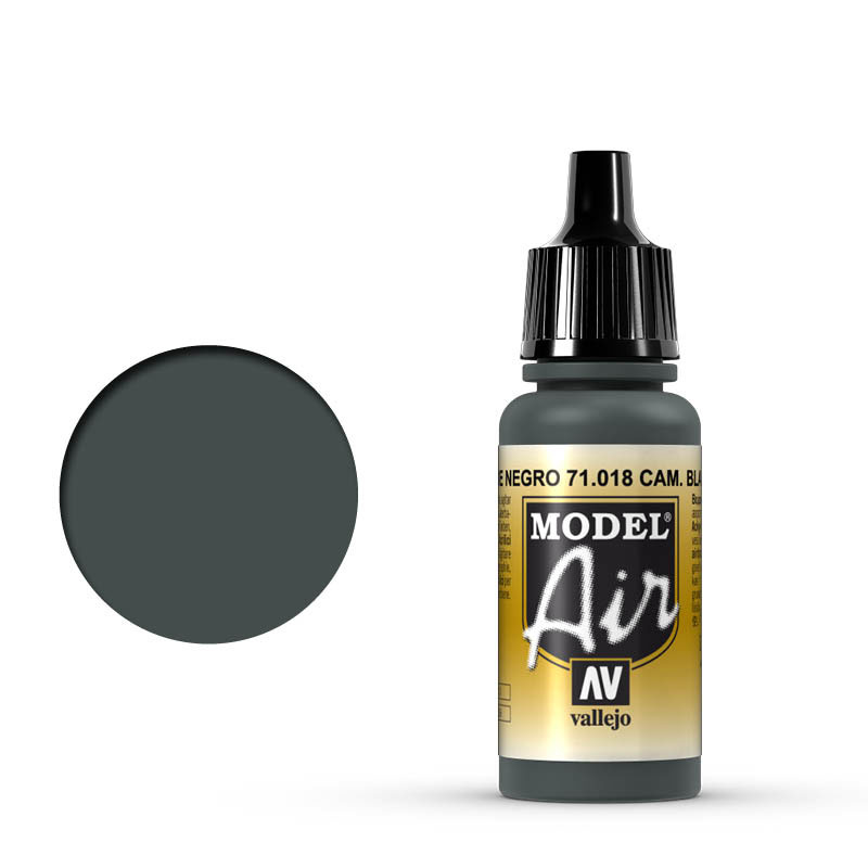 Vallejo Model Air 71.018 Camouflage Black Green - Szaro-zielona akrylowa farba do aerografu 18 ml