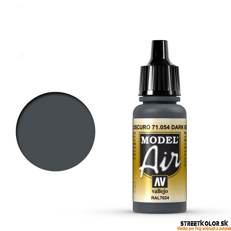 Vallejo Model Air 71.054 Dark Grey Blue - Ciemna niebieskoszara akrylowa farba do aerografu 18 ml