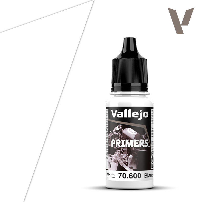 Vallejo 70.600 Surface Primer White - Biały podkład 18ml