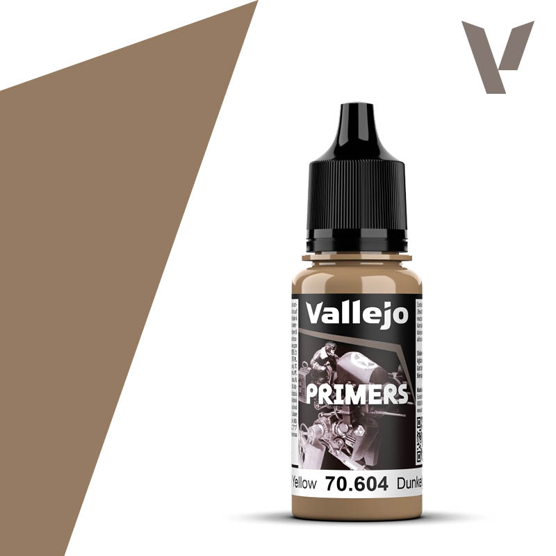 Vallejo 70.604 Surface Primer Dunkelgelb RAL7028 - Ciemnożółty podkład 18ml