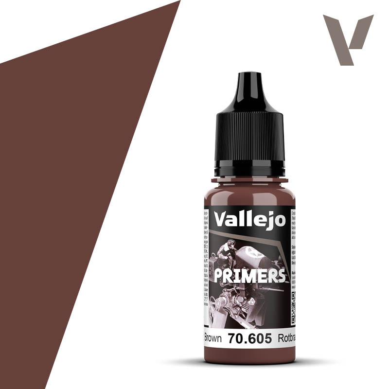Vallejo 70.605 Surface Primer German Red Brown RAL8012 - Czerwonobrązowy podkład 18ml
