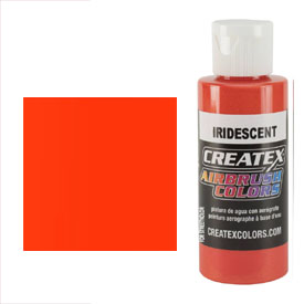 CreateX 5502 Jasna czerwona farba opalizująca do aerografu 60 ml (Iridescent Scarlet)